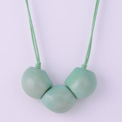 Bab Necklace in Mint Green