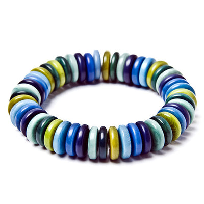 Zebra Bracelet in Ocean Colours