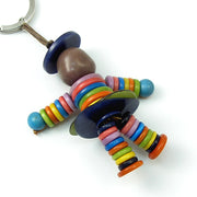 Person Tagua Keyring in Multicolour