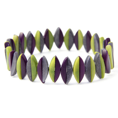 Elektra Purple Tagua Bracelet