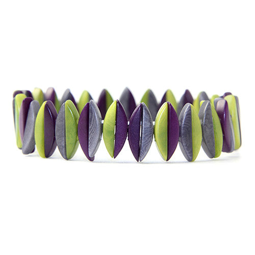 Elektra Purple Tagua Bracelet