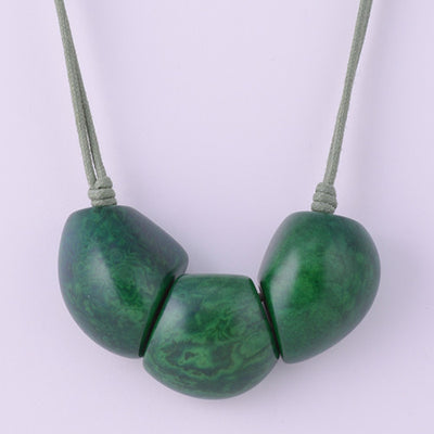 Bab Necklace in Emerald Green